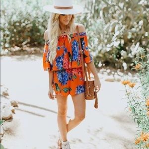Show Me Your Mumu rosarita romper ☀️